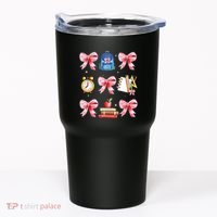 Back To School Girl Coquette Bow First Day Of School Tumbler thumb 0