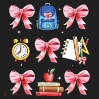 Back To School Girl Coquette Bow First Day Of School Hat thumb 2