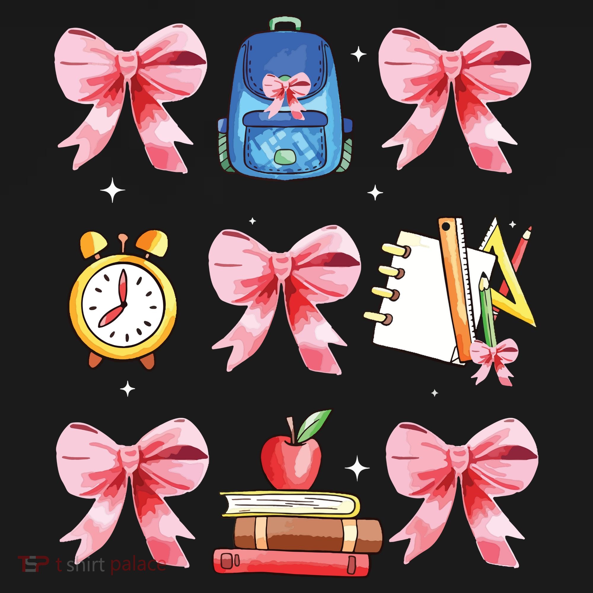 Back To School Girl Coquette Bow First Day Of School Tank Top