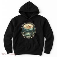 Back To School Not All Classrooms Have Four Walls Camping Hoodie thumb 0