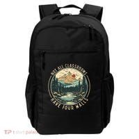 Back To School Not All Classrooms Have Four Walls Camping Backpack thumb 0