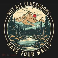 Back To School Not All Classrooms Have Four Walls Camping Women's Hoodie thumb 2