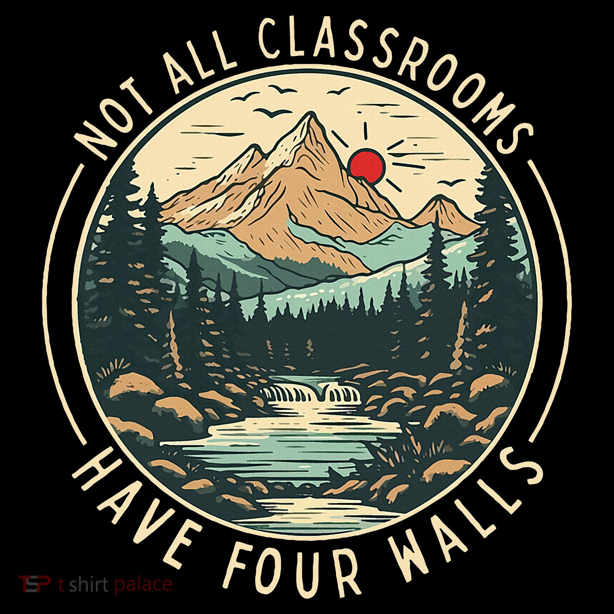Back To School Not All Classrooms Have Four Walls Camping Women's Hoodie