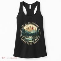 Back To School Not All Classrooms Have Four Walls Camping Women's Tank Top thumb 0
