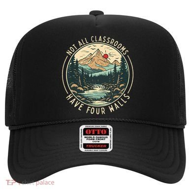 Back To School Not All Classrooms Have Four Walls Camping Hat