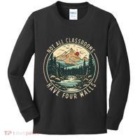 Back To School Not All Classrooms Have Four Walls Camping Kids Long Sleeve Shirt thumb 0