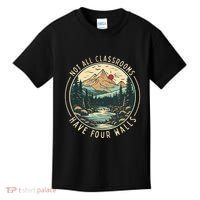 Back To School Not All Classrooms Have Four Walls Camping Kids T-Shirt thumb 0