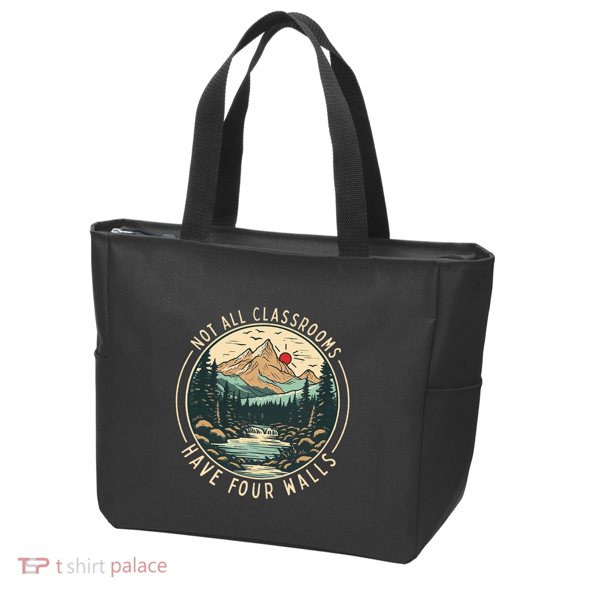 Back To School Not All Classrooms Have Four Walls Camping Tote Bag