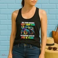 Back To School Pre K Monster Truck First Day School Women's Tank Top thumb 2