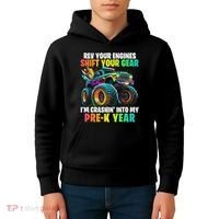 Back To School Pre K Monster Truck First Day School Kids Hoodie thumb 4