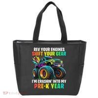 Back To School Pre K Monster Truck First Day School Tote Bag thumb 0