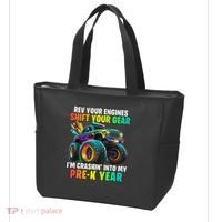 Back To School Pre K Monster Truck First Day School Tote Bag thumb 3