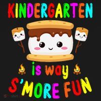 Back To School Kindergarten Is Way SMore Fun Teachers Apron thumb 3