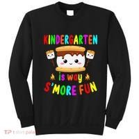 Back To School Kindergarten Is Way SMore Fun Teachers Sweatshirt thumb 0