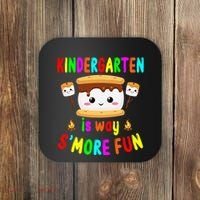 Back To School Kindergarten Is Way SMore Fun Teachers Coaster thumb 0