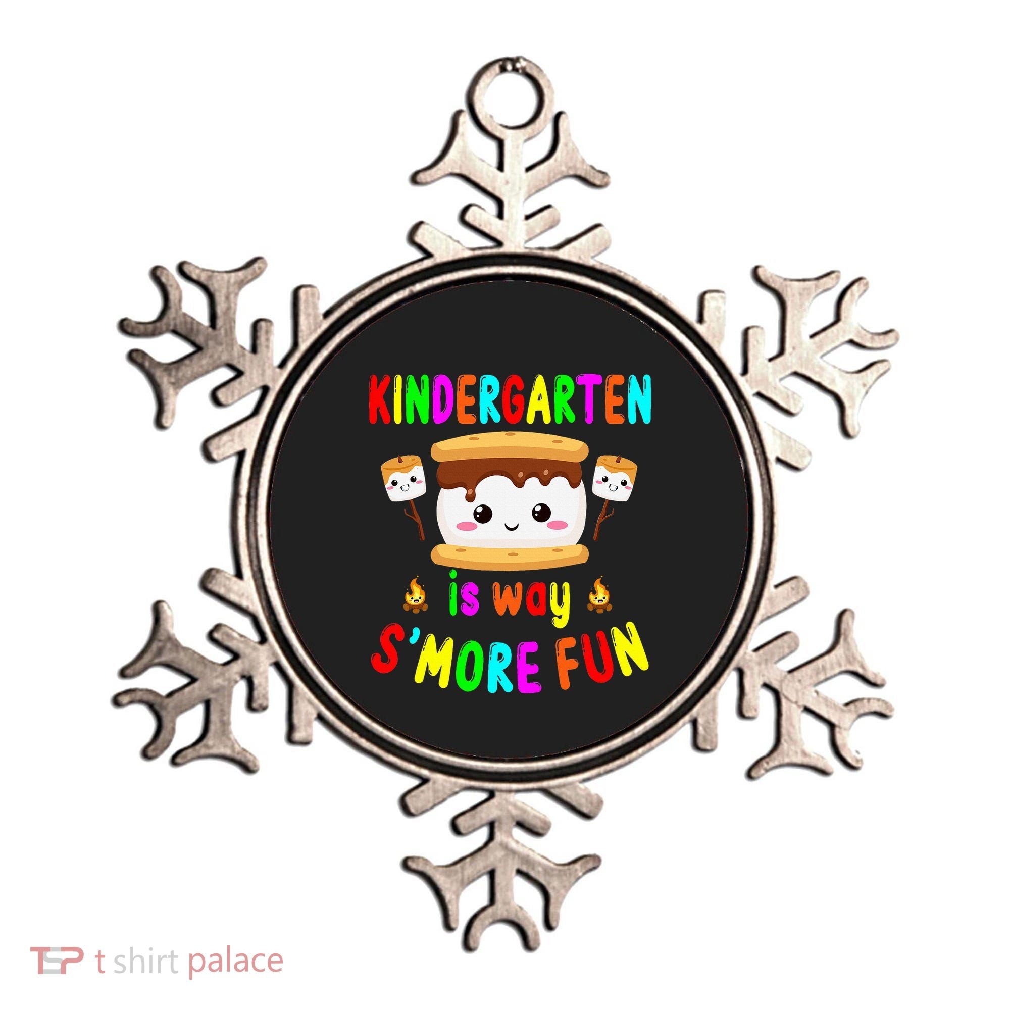 Back To School Kindergarten Is Way SMore Fun Teachers Ornament