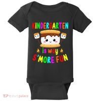 Back To School Kindergarten Is Way SMore Fun Teachers Baby Bodysuit thumb 0