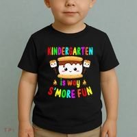 Back To School Kindergarten Is Way SMore Fun Teachers Toddler T-Shirt thumb 2