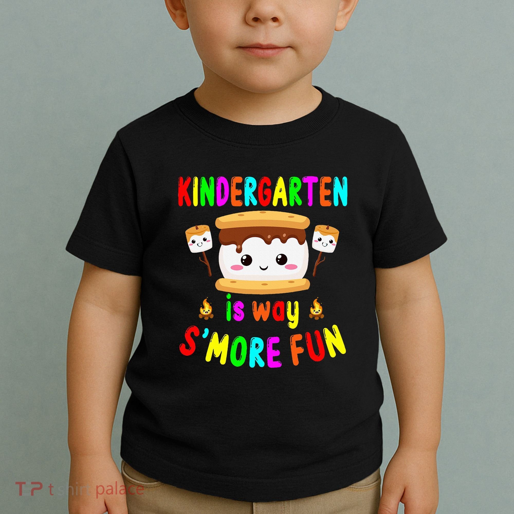 Back To School Kindergarten Is Way SMore Fun Teachers Toddler T-Shirt