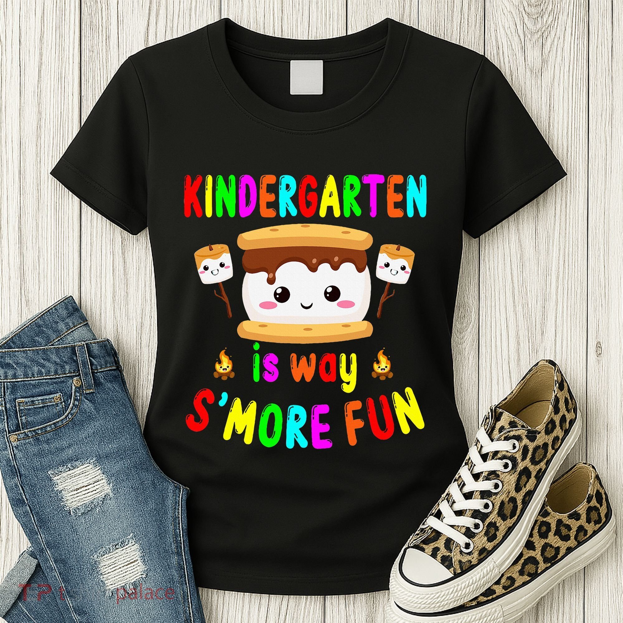 Back To School Kindergarten Is Way SMore Fun Teachers Women's T-Shirt