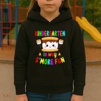 Back To School Kindergarten Is Way SMore Fun Teachers Kids Hoodie thumb 3