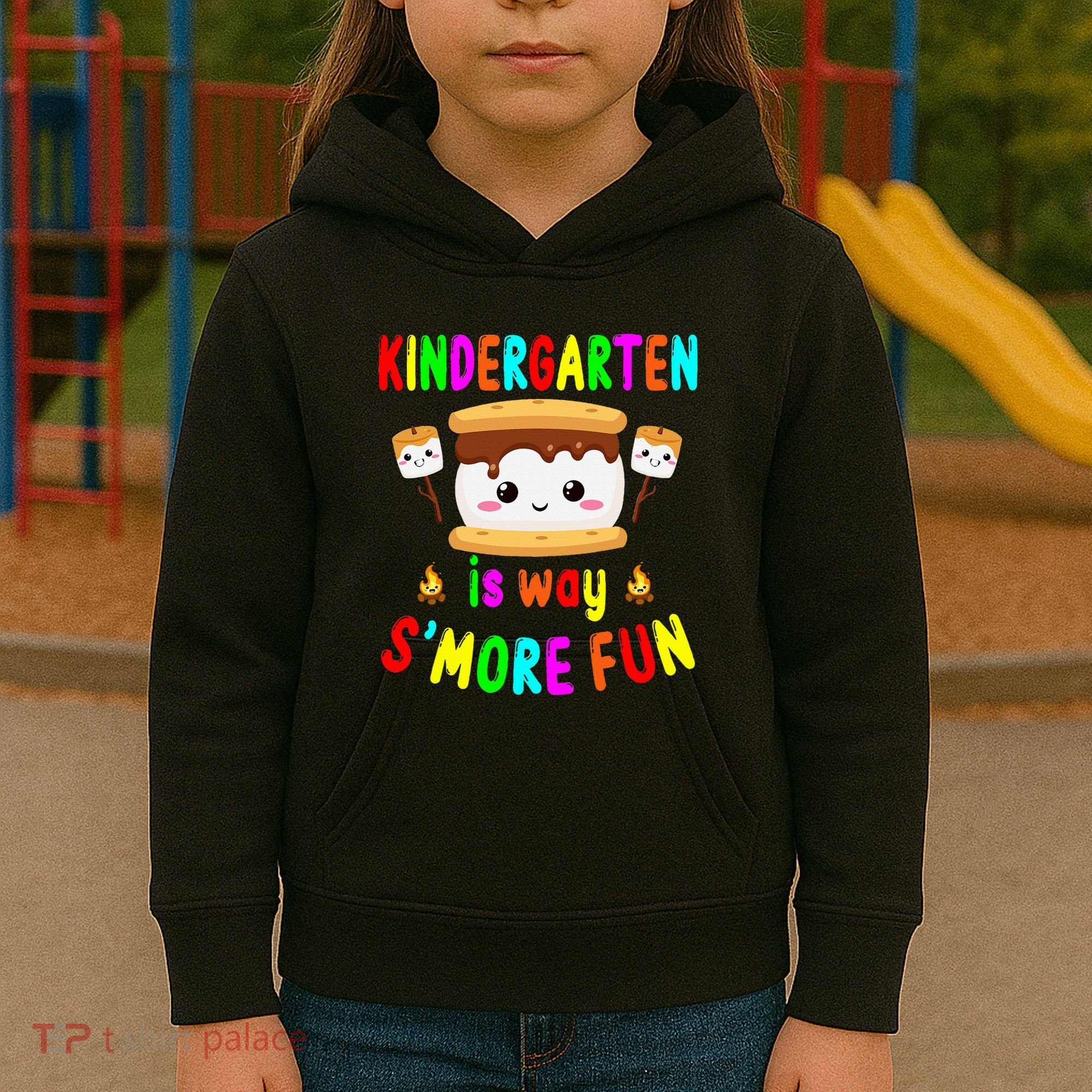 Back To School Kindergarten Is Way SMore Fun Teachers Kids Hoodie