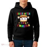 Back To School Kindergarten Is Way SMore Fun Teachers Kids Hoodie thumb 4