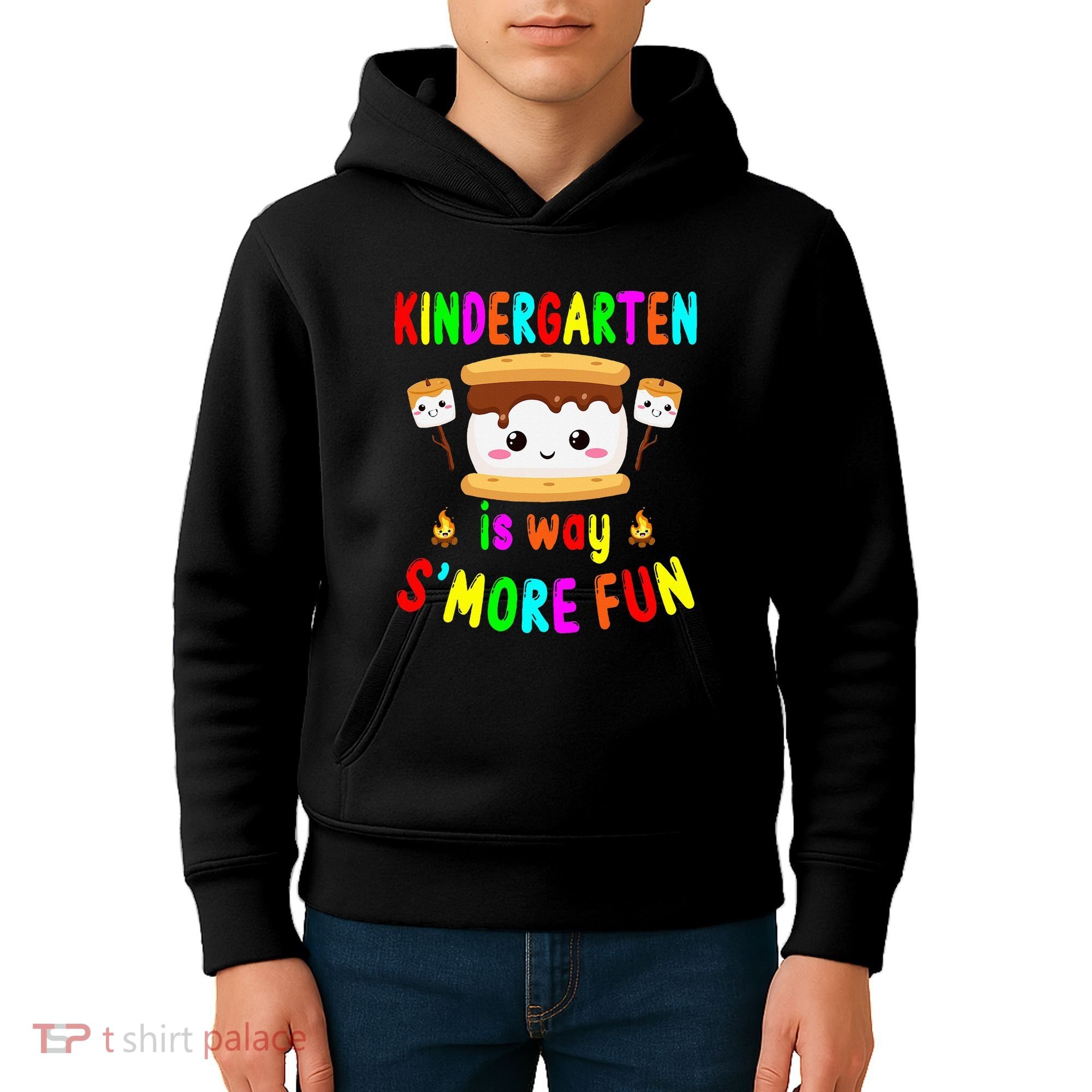 Back To School Kindergarten Is Way SMore Fun Teachers Kids Hoodie