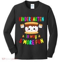 Back To School Kindergarten Is Way SMore Fun Teachers Kids Long Sleeve Shirt thumb 0