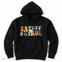 Back To School Student Safety Patrol Groovy Hoodie thumb 0