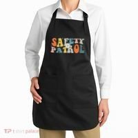 Back To School Student Safety Patrol Groovy Apron thumb 2