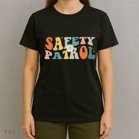 Back To School Student Safety Patrol Groovy T-Shirt thumb 4