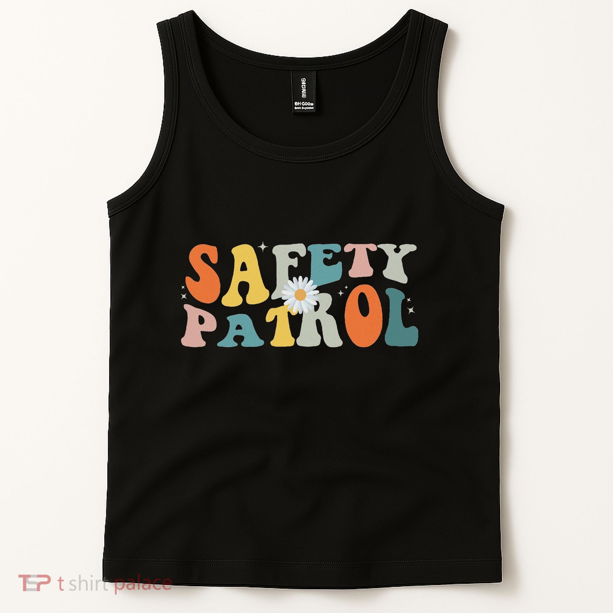 Back To School Student Safety Patrol Groovy Tank Top