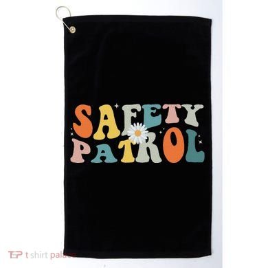 Back To School Student Safety Patrol Groovy Golf Towel