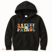 Back To School Student Safety Patrol Groovy Kids Hoodie thumb 0