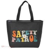 Back To School Student Safety Patrol Groovy Tote Bag thumb 0
