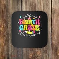 Back To School Watch Out Fourth Grade Here I Come Pencil Coaster thumb 0