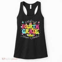 Back To School Watch Out Fourth Grade Here I Come Pencil Women's Tank Top thumb 0