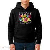 Back To School Watch Out Fourth Grade Here I Come Pencil Kids Hoodie thumb 4