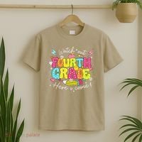 Back To School Watch Out Fourth Grade Here I Come Pencil T-Shirt thumb 2