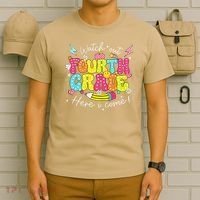 Back To School Watch Out Fourth Grade Here I Come Pencil T-Shirt thumb 6