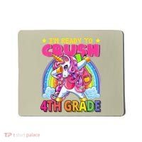 Back To School Unicorn Rainbow Ready To Crush 4th Grade Mousepad thumb 0