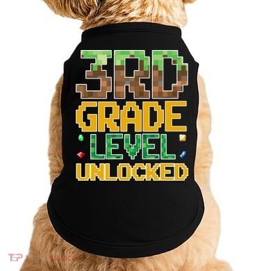 Back To School 3rd Grade Gamer Gaming Doggie Tank