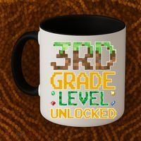 Back To School 3rd Grade Gamer Gaming Coffee Mug thumb 2