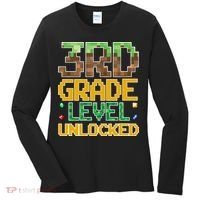 Back To School 3rd Grade Gamer Gaming Women's Long Sleeve Shirt thumb 0