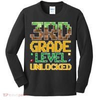 Back To School 3rd Grade Gamer Gaming Kids Long Sleeve Shirt thumb 0