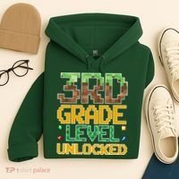 Back To School 3rd Grade Gamer Gaming Hoodie thumb 4