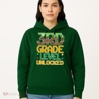Back To School 3rd Grade Gamer Gaming Hoodie thumb 5