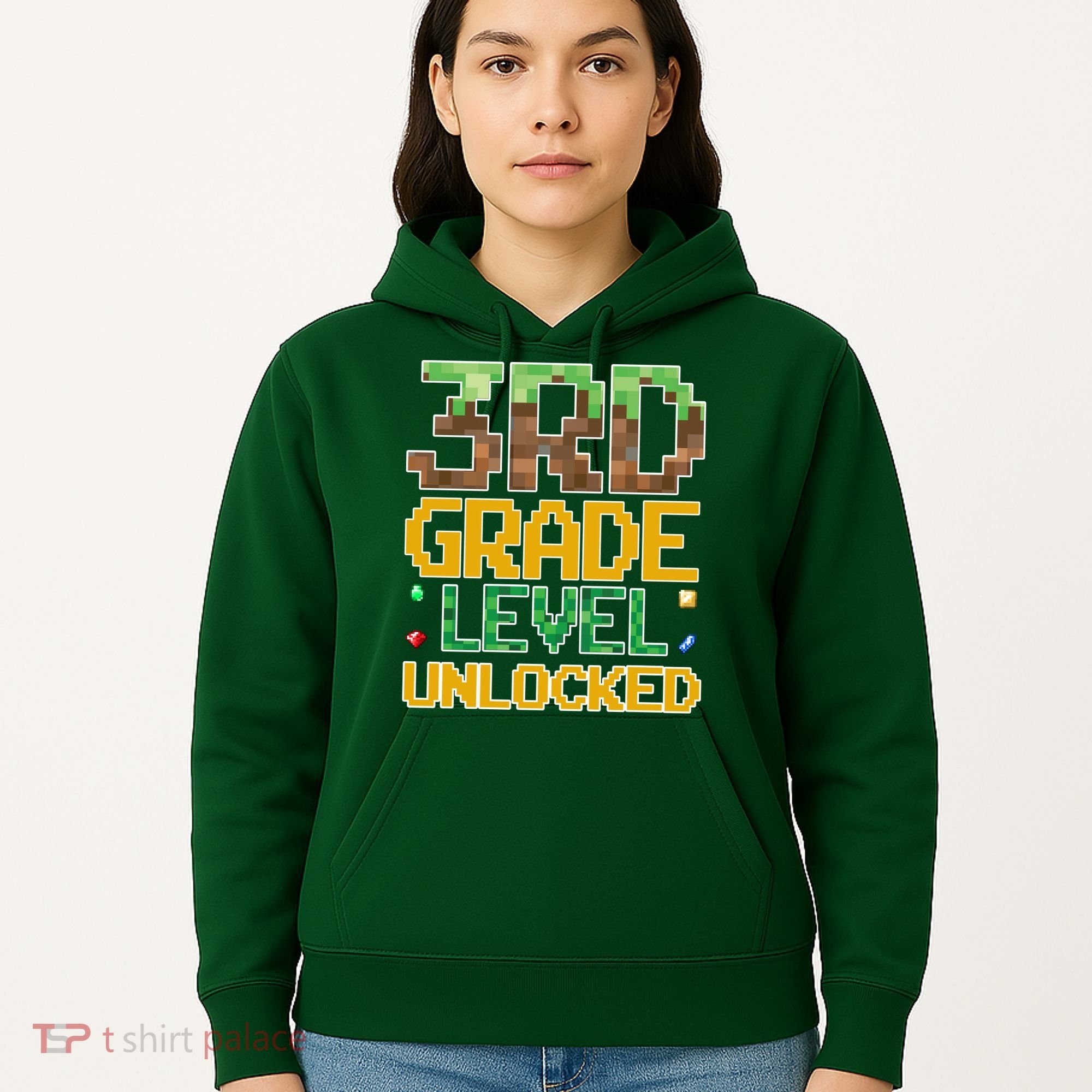 Back To School 3rd Grade Gamer Gaming Hoodie