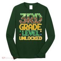 Back To School 3rd Grade Gamer Gaming Long Sleeve Shirt thumb 0